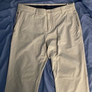 A pair of performance on the go pant.